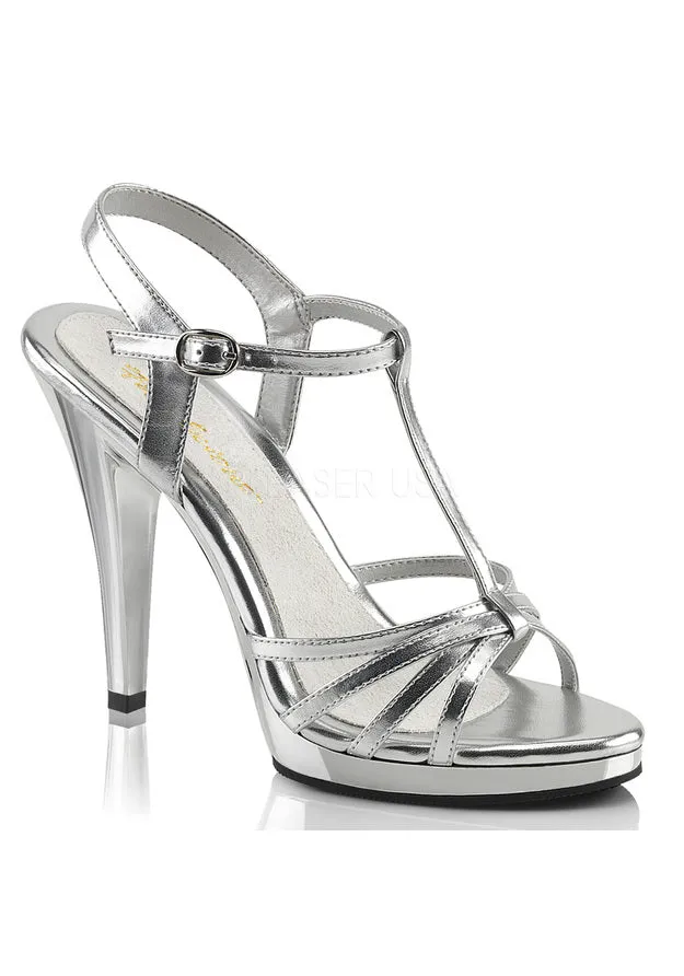 4 1/2" Heel, 1/2" PF T-Strap Sandal