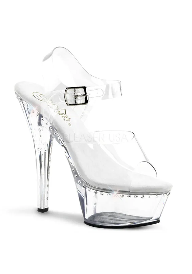 6" Heel, 1 3/4" PF Ankle Strap Sandal
