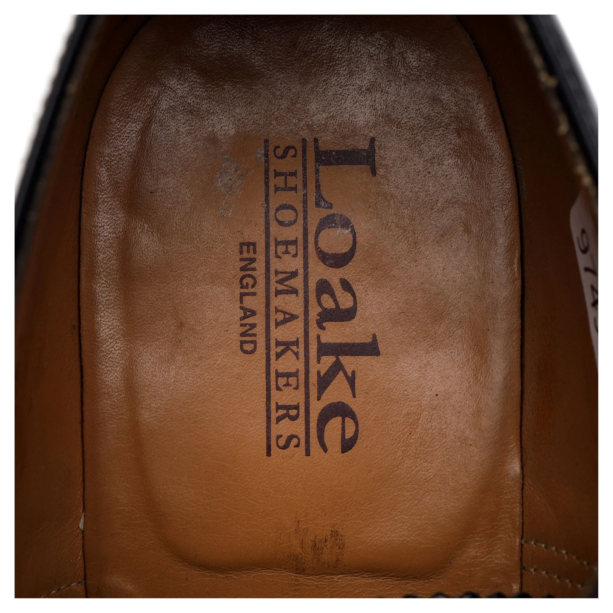 '747' Black Leather Oxford UK 9