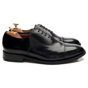 '747' Black Leather Oxford UK 9