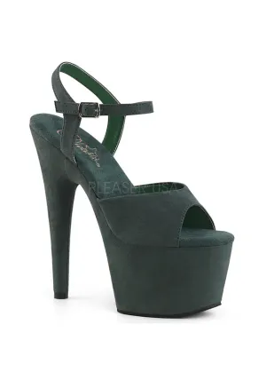 7" Heel, 2 3/4" PF Ankle Strap Sandal w/ Wrapped PF Bottom