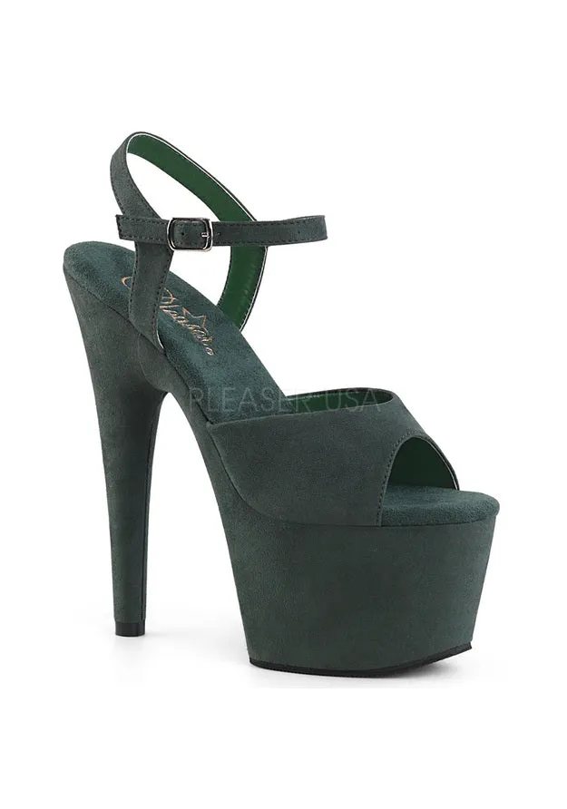 7" Heel, 2 3/4" PF Ankle Strap Sandal w/ Wrapped PF Bottom