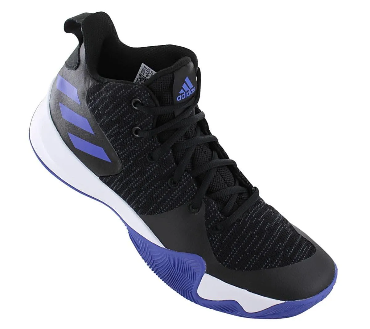 adidas Explosive Flash - Herren Basketball Schuhe Schwarz B43615
