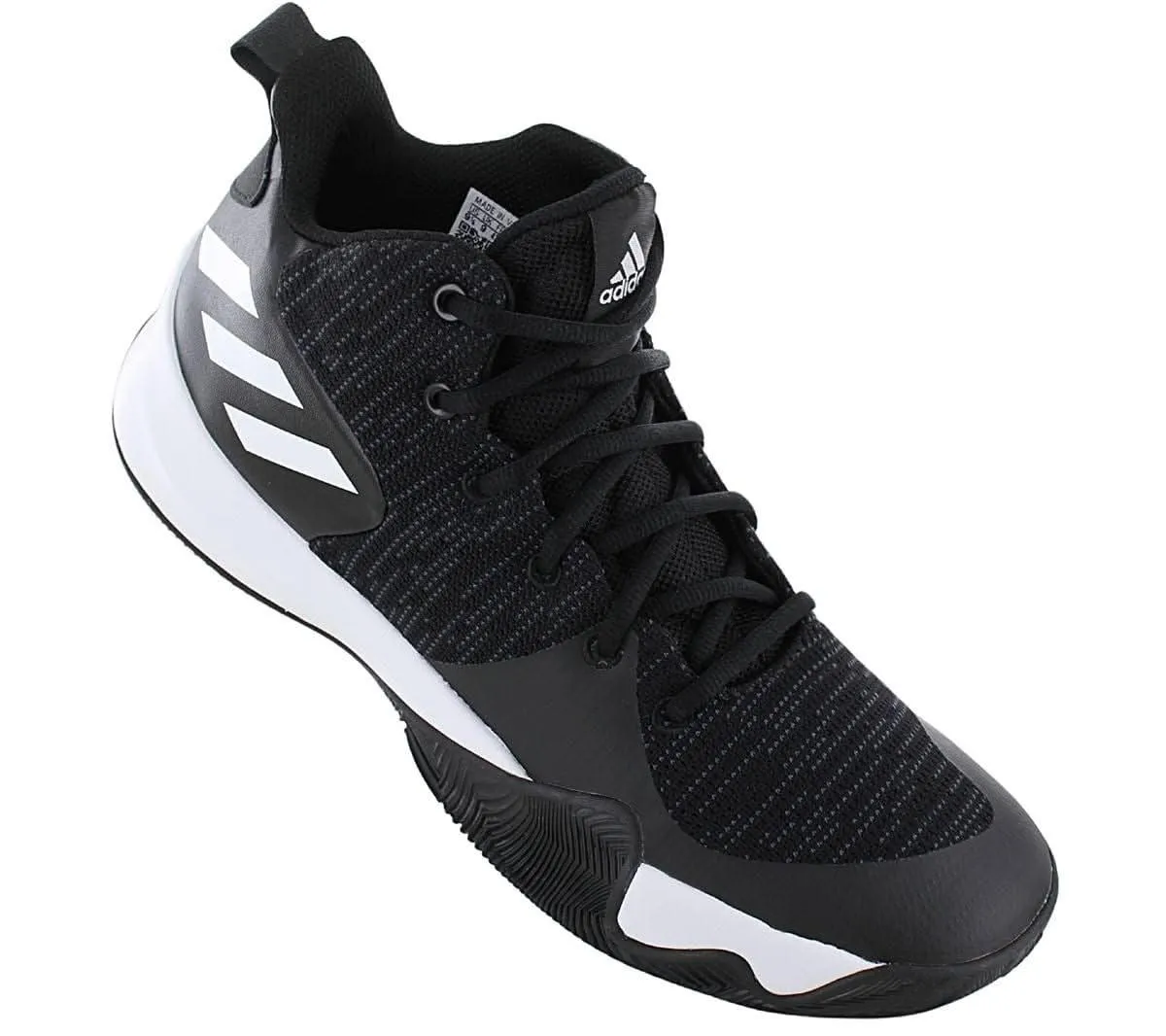 adidas Explosive Flash - Herren Basketball Schuhe Sneakers Schwarz CQ0427