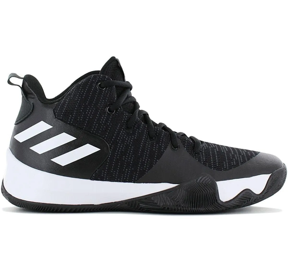 adidas Explosive Flash - Herren Basketball Schuhe Sneakers Schwarz CQ0427