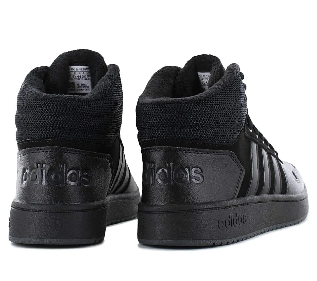 adidas Hoops 2.0 Mid - Herren Schuhe Sneakers Schwarz B44621