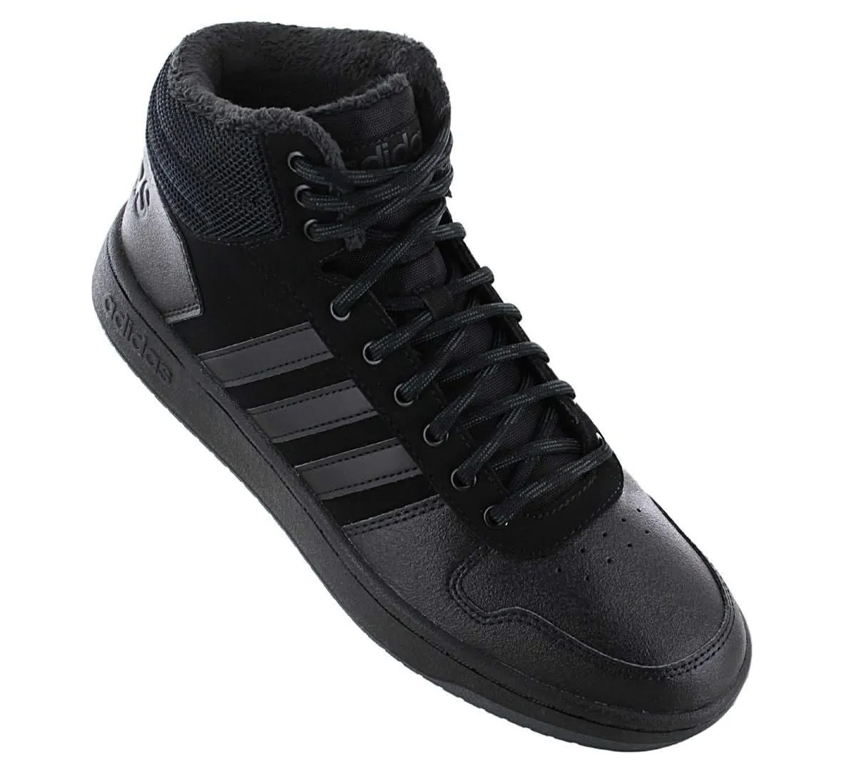 adidas Hoops 2.0 Mid - Herren Schuhe Sneakers Schwarz B44621