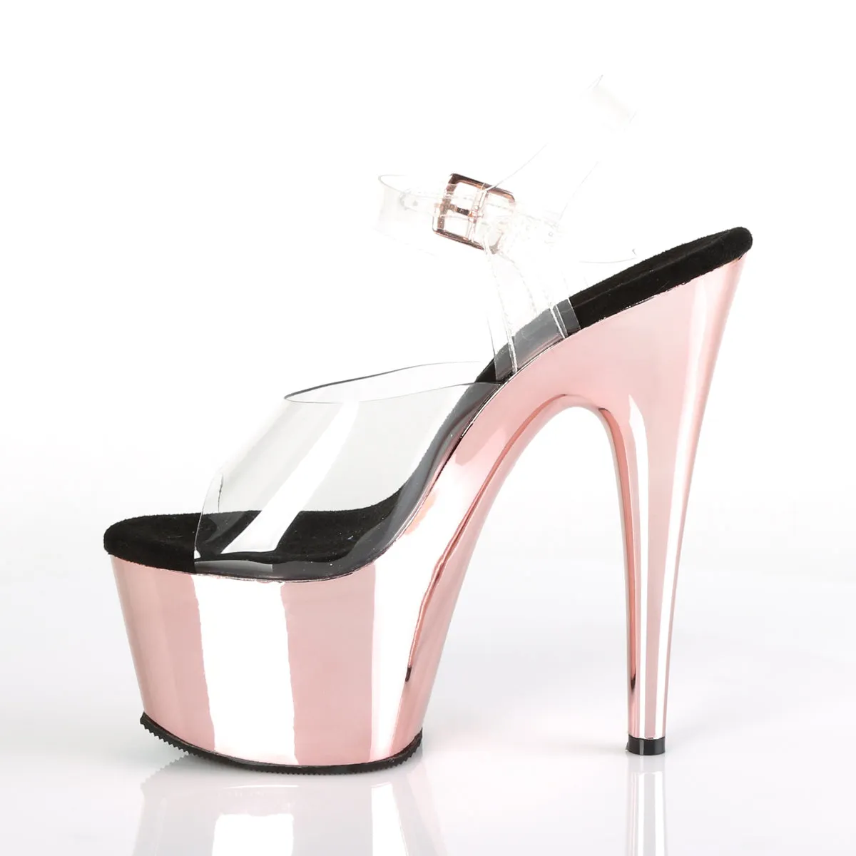 ADORE-708 - Clr/Rose Gold Chrome