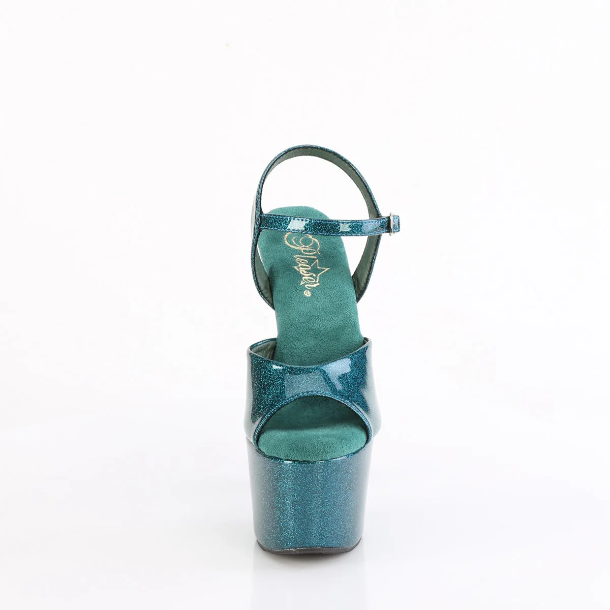 ADORE-709GP Teal Glitter Pat/M