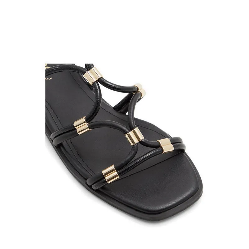 ALDO Bychan Women Strappy Flat Sandal - Black