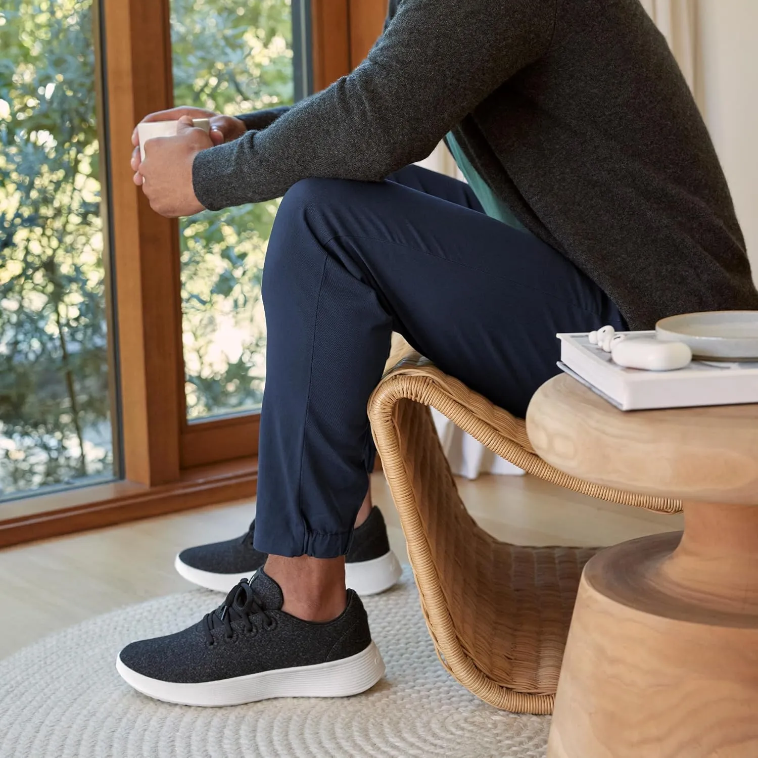 Allbirds Men's Wool Runner Go, Breathable Merino Wool Sneakers