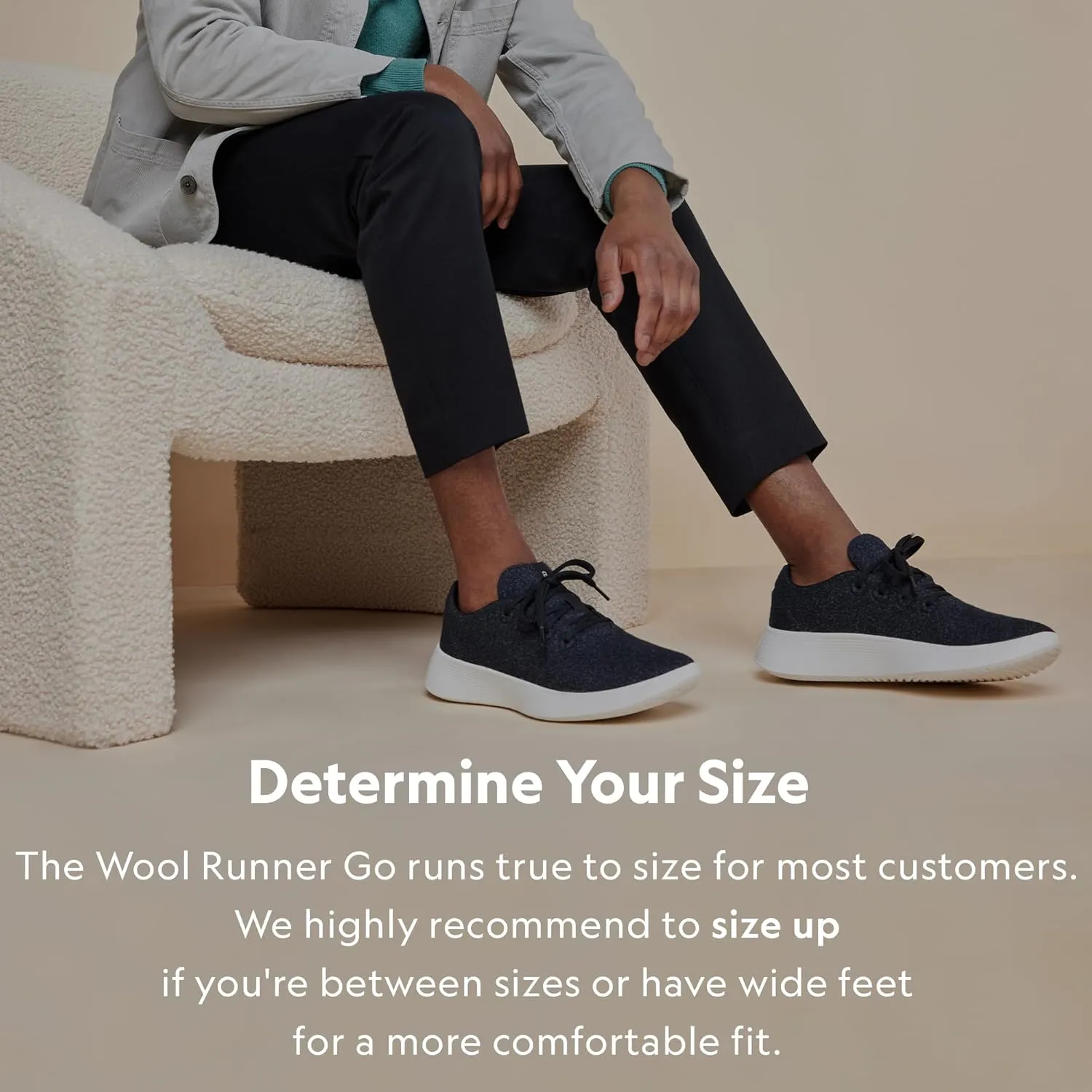 Allbirds Men's Wool Runner Go, Breathable Merino Wool Sneakers