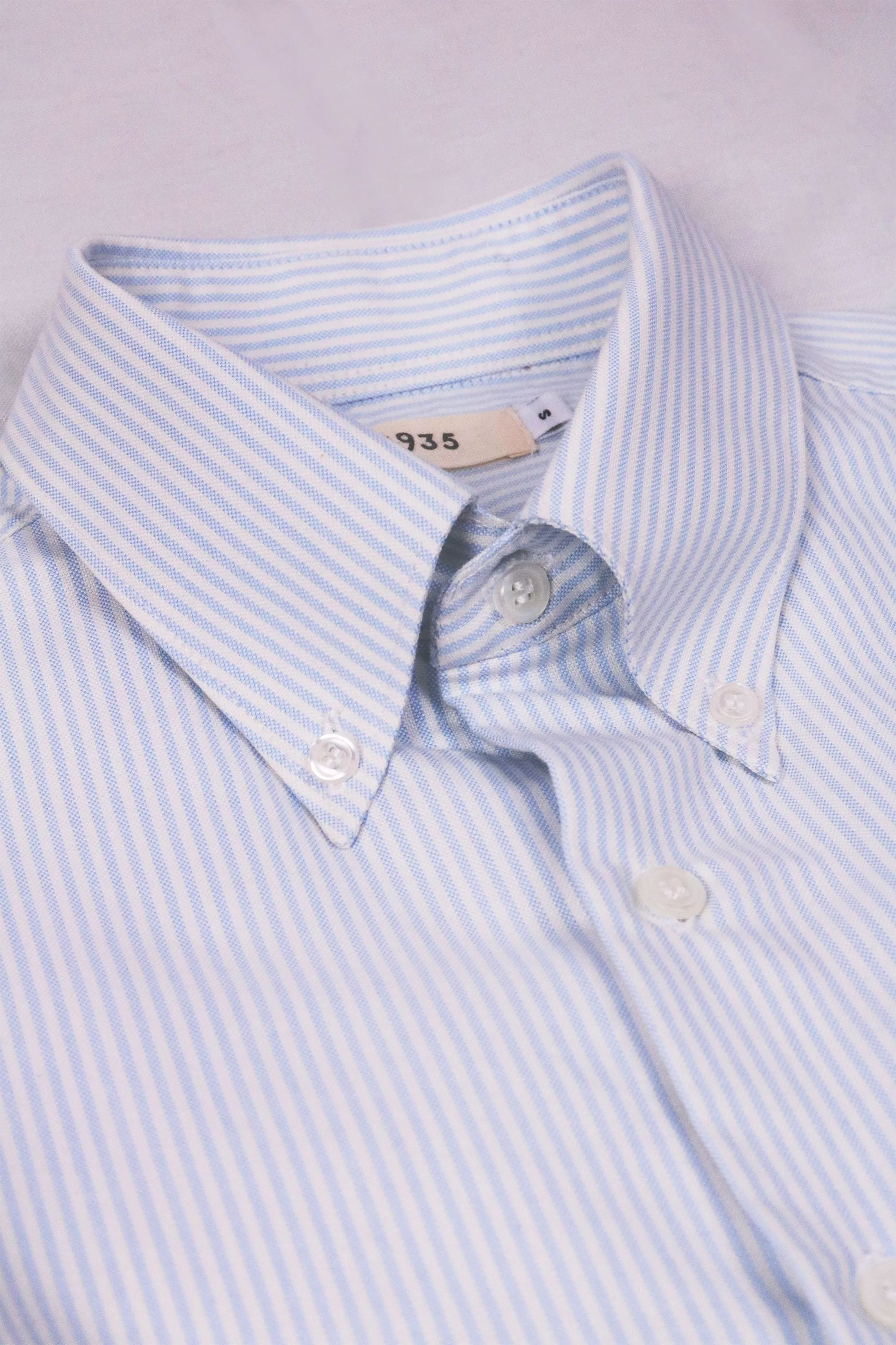 American Blue Pencil Stripe OCBD Shirt