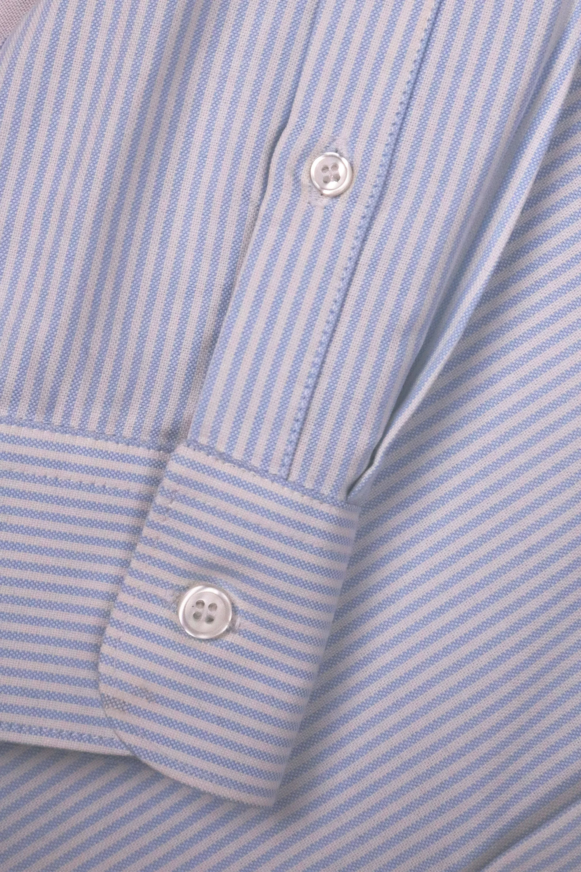 American Blue Pencil Stripe OCBD Shirt
