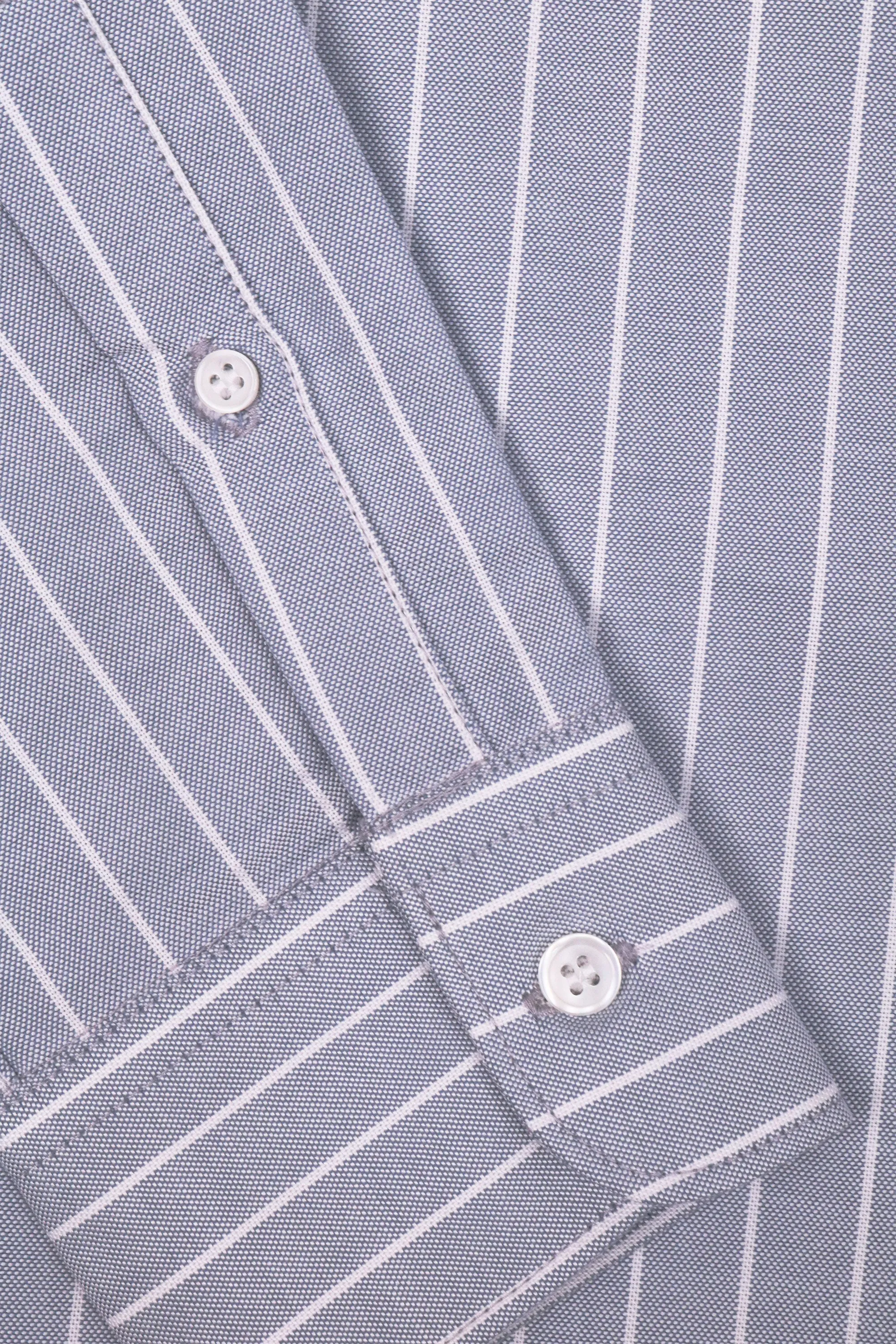 American Slate Chalk Stripe OCBD Shirt