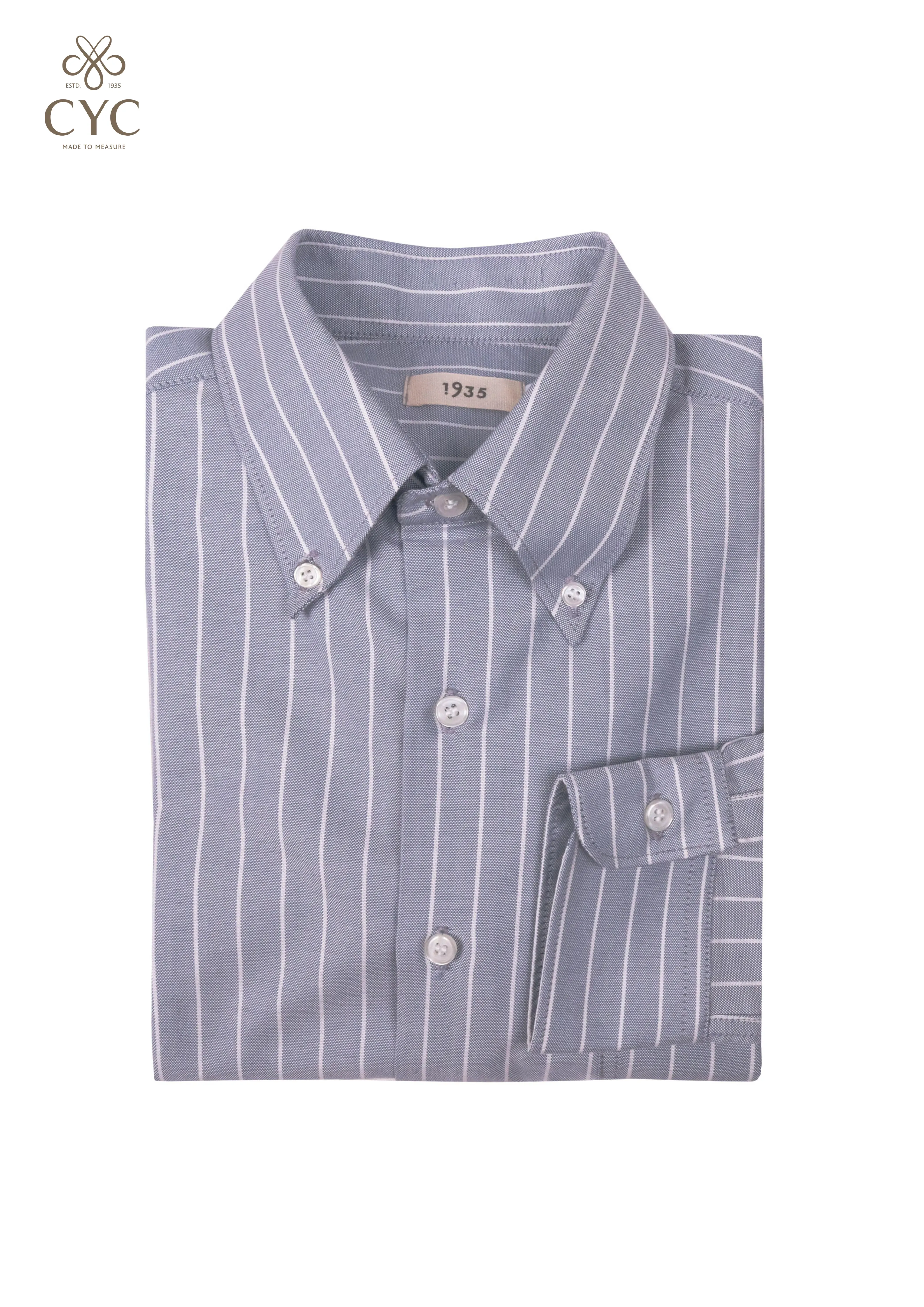 American Slate Chalk Stripe OCBD Shirt