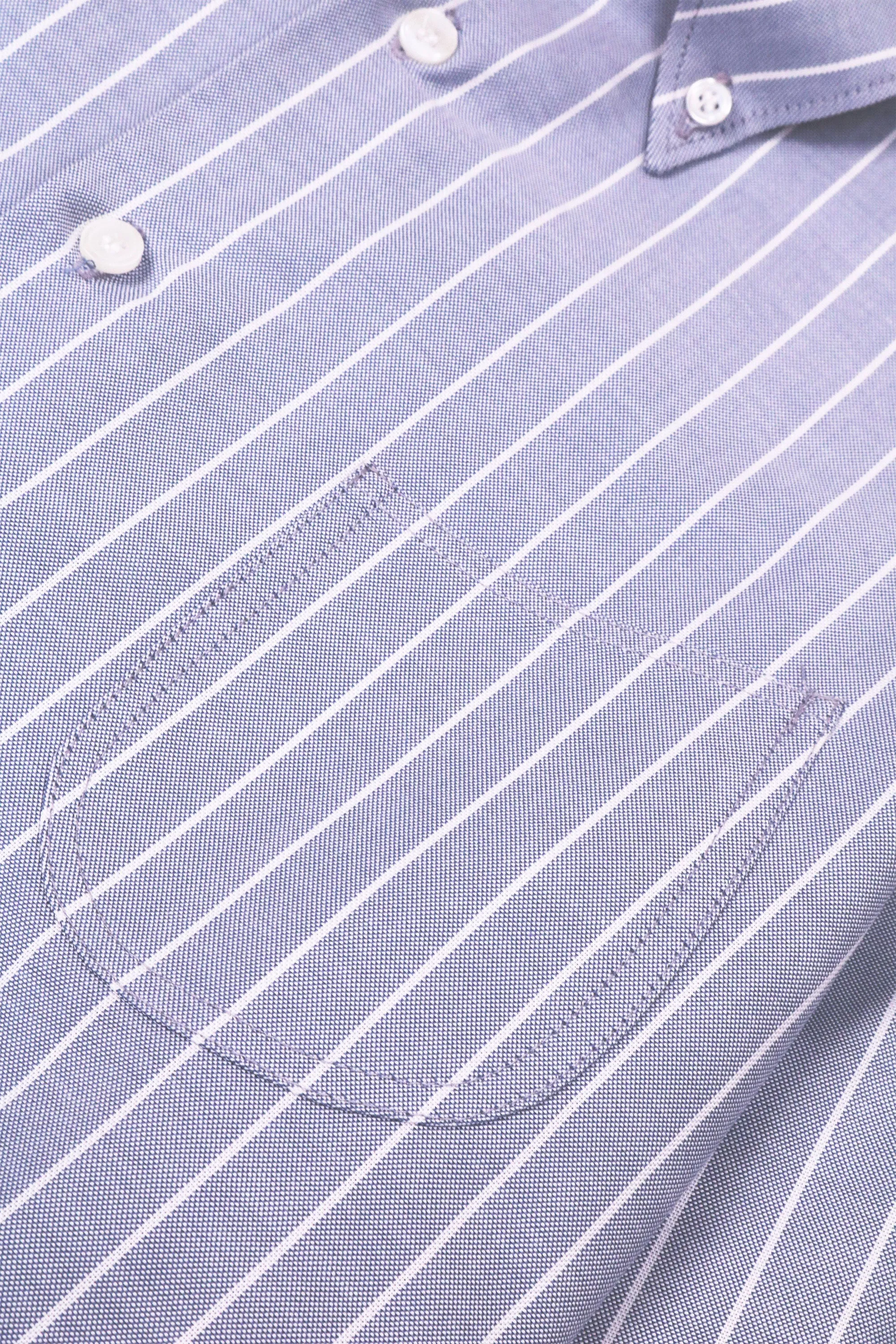 American Slate Chalk Stripe OCBD Shirt
