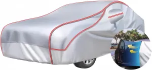 Anti-Hail Car Cover for KIA NIRO, Waterproof All Weather Full car Cover, Multifunctional-Layer Thickened Cotton Automobiles for Rain Snow Sun Hail(Silver)