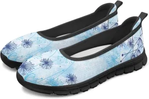 Art Travel Shoes for Women Slip On Casual Cozy Loafers Lightweight Comfort Fashion Sneaker for Women Holiday Shoes Print Series US Size 6-11
