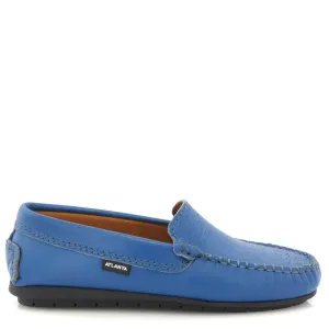 Atlanta Mocassin Royal Blue Stamped Loafer