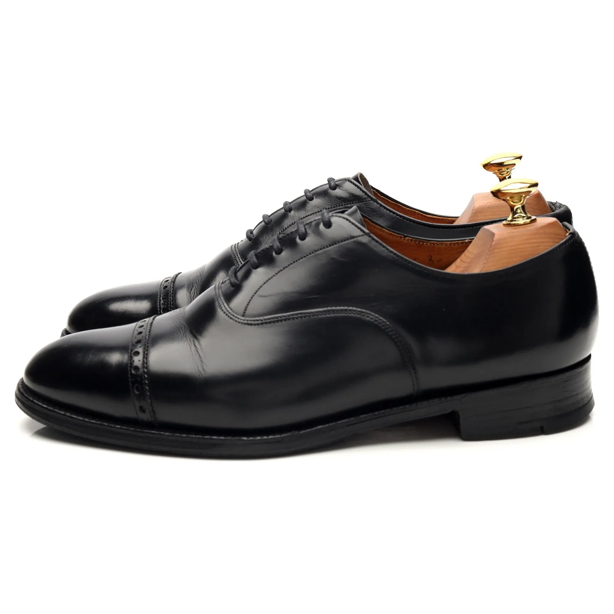 'Barcroft' Black Leather Oxford UK 6.5 F