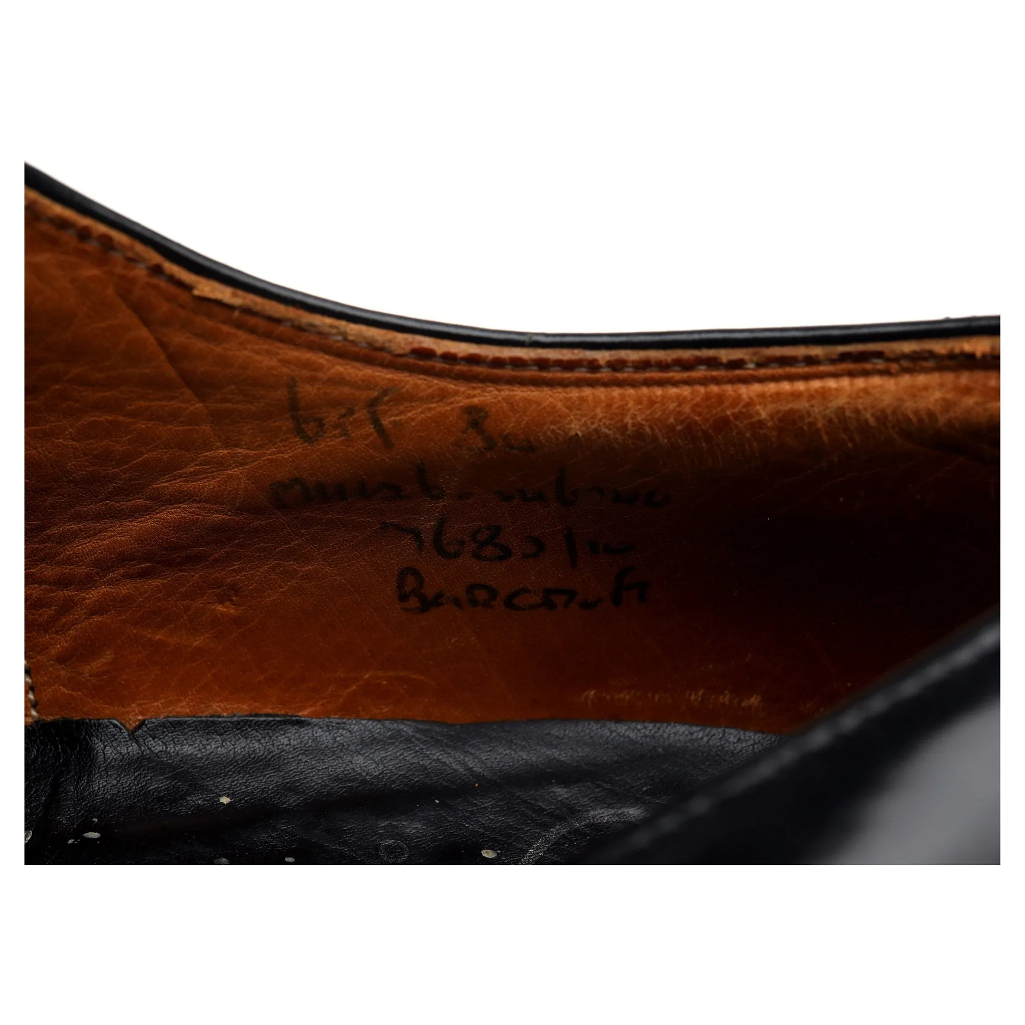'Barcroft' Black Leather Oxford UK 6.5 F