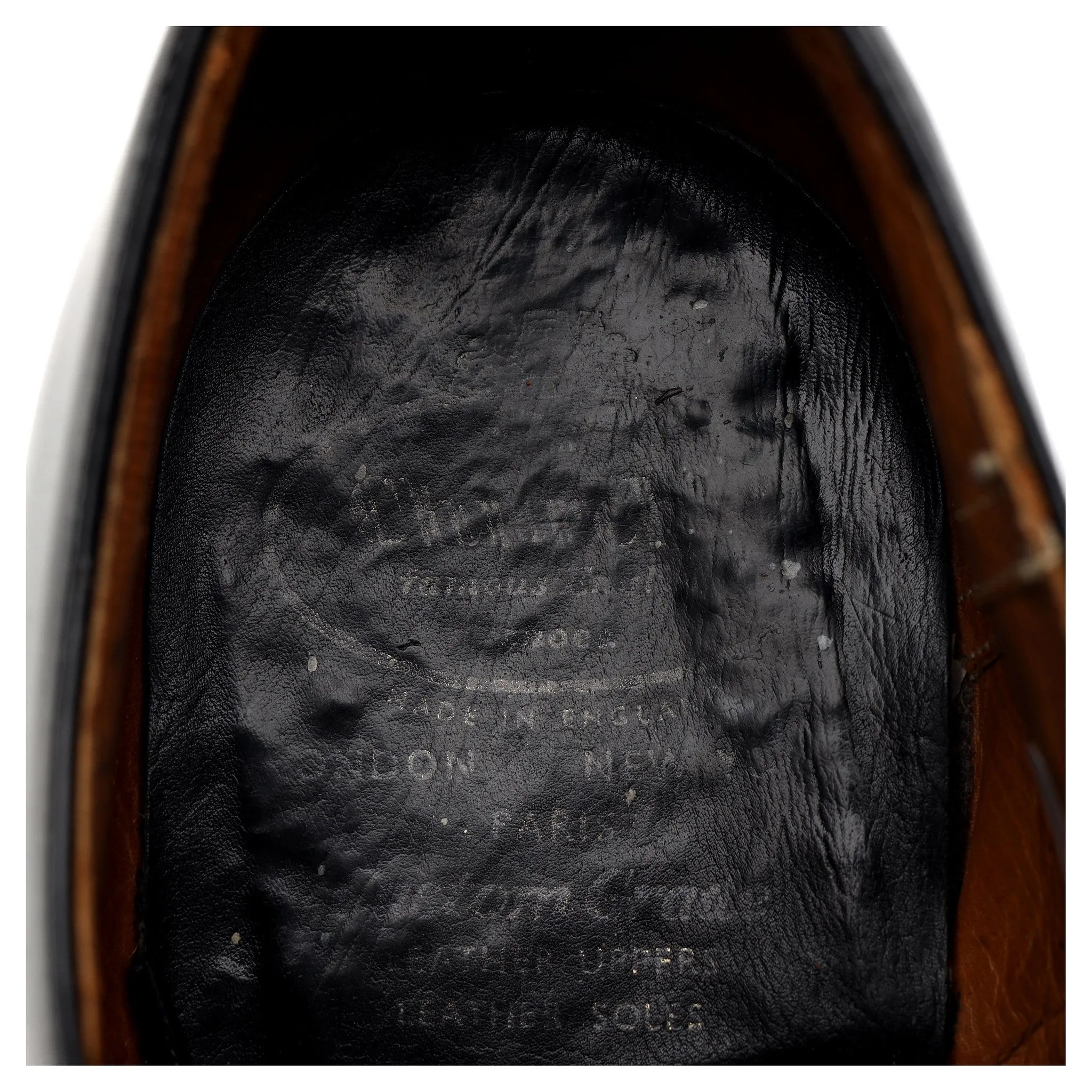 'Barcroft' Black Leather Oxford UK 6.5 F