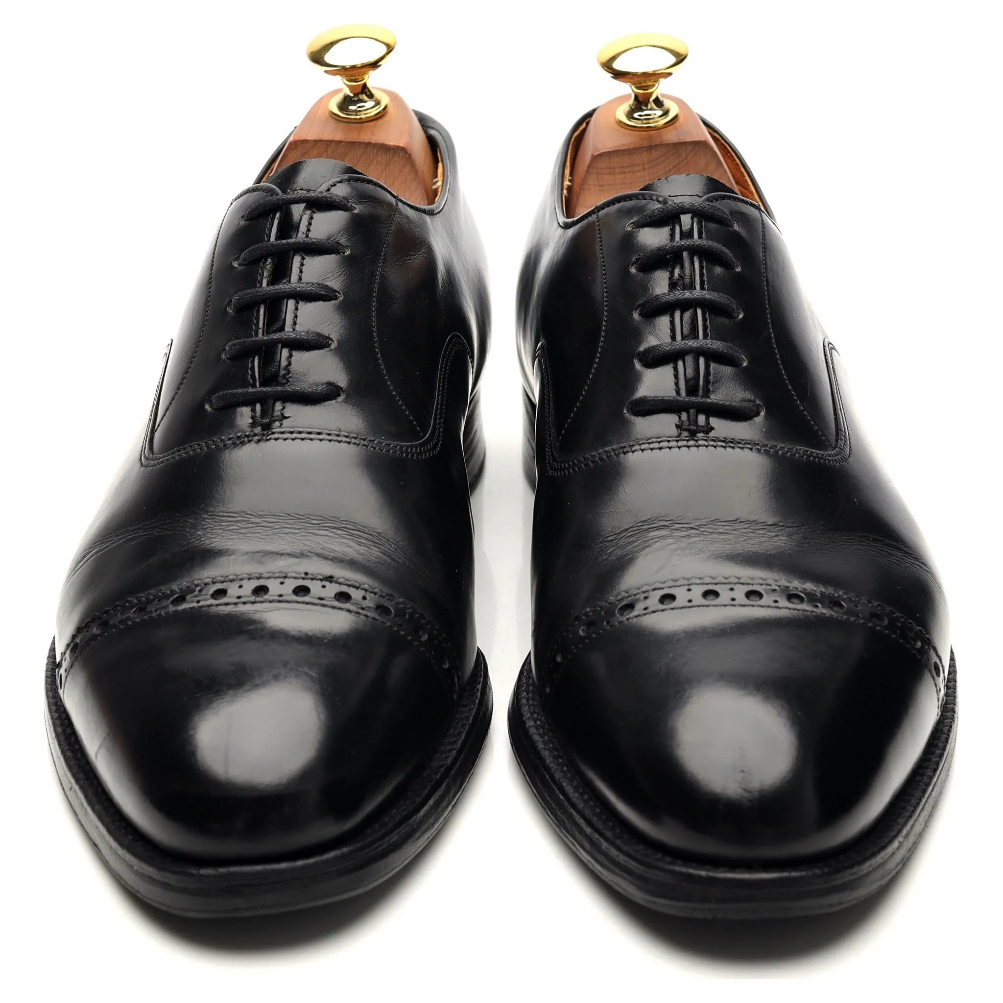 'Barcroft' Black Leather Oxford UK 6.5 F