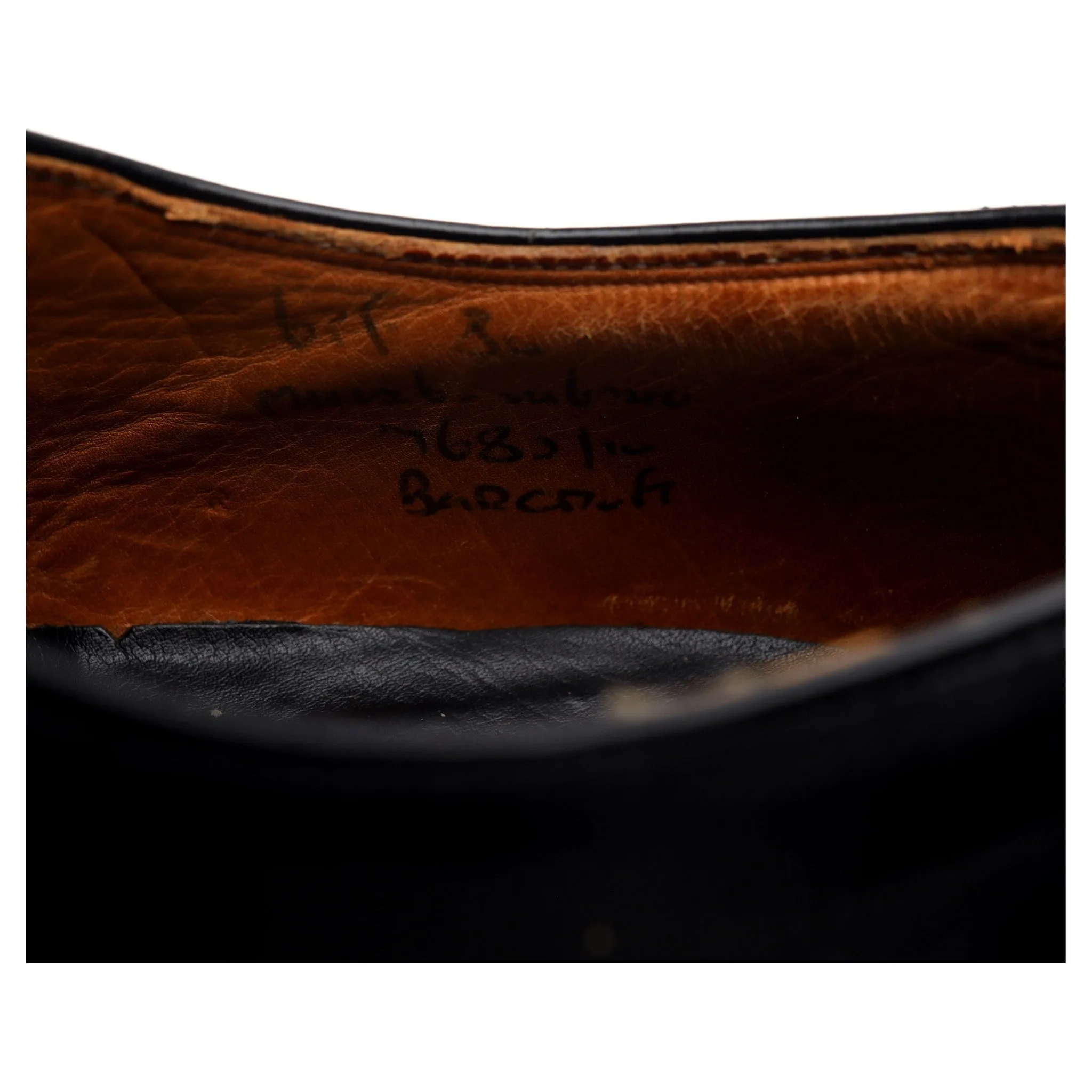 'Barcroft' Black Leather Oxford UK 6.5 F