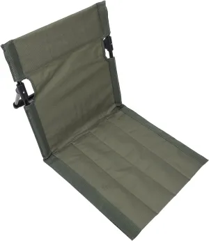 Beach Floor Chair, Breathable Aluminum Tube Folding Adjustable Back Support Portable Camping Floor Chair for Fishing (Green)