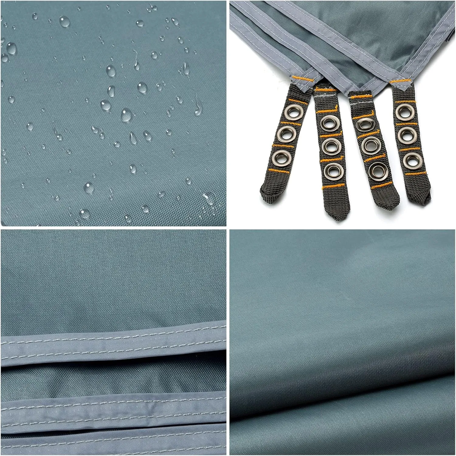 Bessport Tent Footprint for 1-2-3-4 Person Tent Waterproof Camping Tarp with Drawstring Carrying Bag for Picnic, Hiking and Other Outdoor Activities