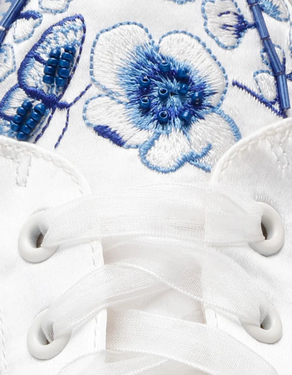 Betsey Johnson Nino Blue Floral Sneaker