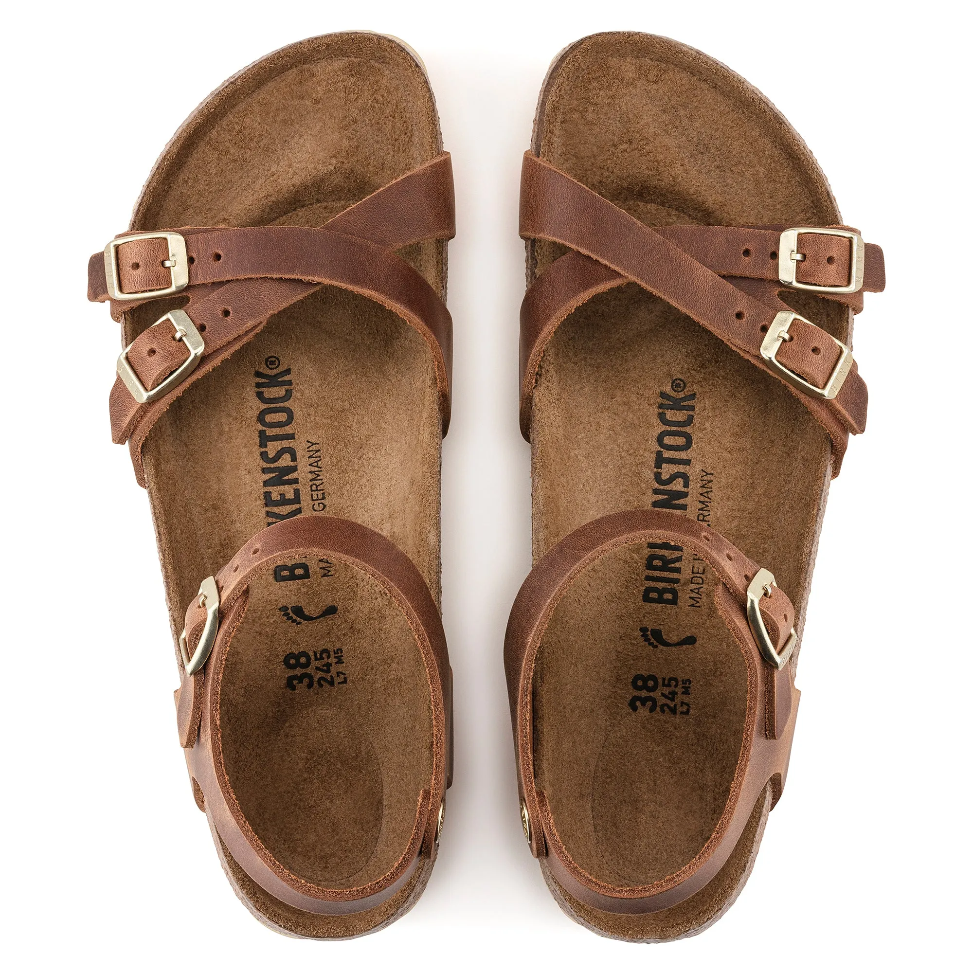 Birkenstock Kumba cognac oiled leather