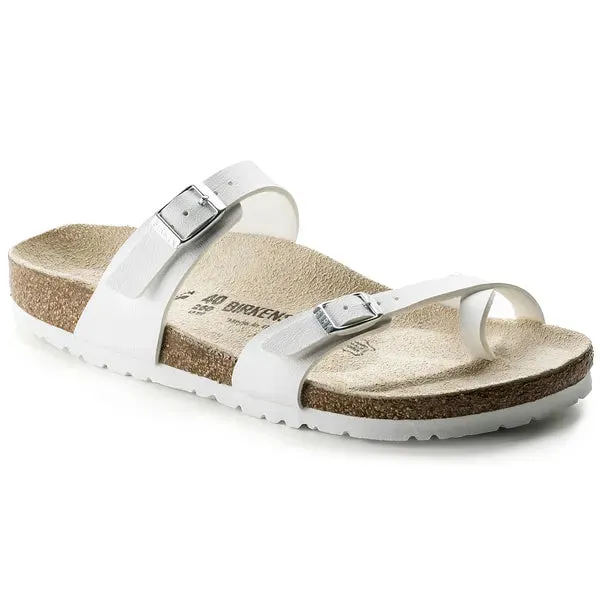 BIRKENSTOCK - MAYARI-TOE-POST MULE - WHITE