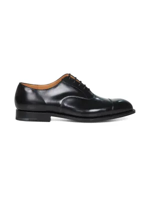 Black leather Consul classic lace-up oxford