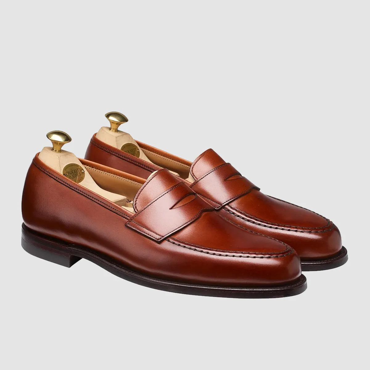 Boston, Chestnut Burnished Calf, City Sole