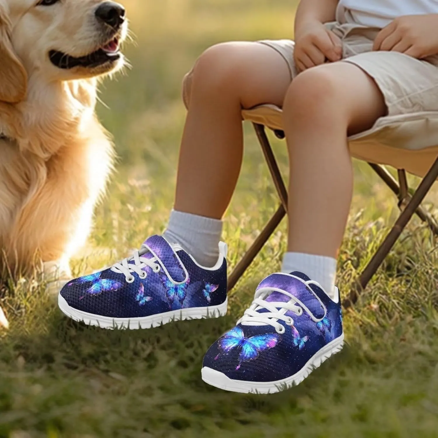 Boys Girls Animal Sneakers Lightweight Strap Athletic Running Shoes Breathable Sports Tennis Shoes for Kids US 11-15