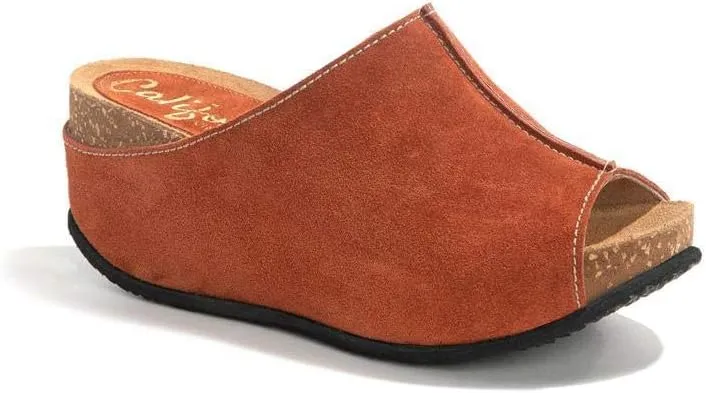 Californians Cecilia Wedge Slide Sandal Made in USA