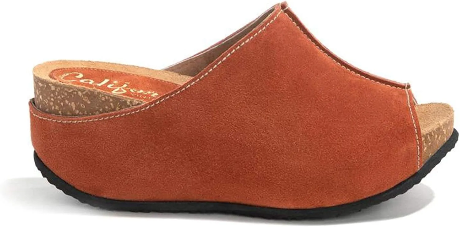 Californians Cecilia Wedge Slide Sandal Made in USA