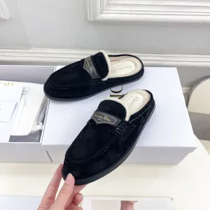CD Boy Mule Black Suede