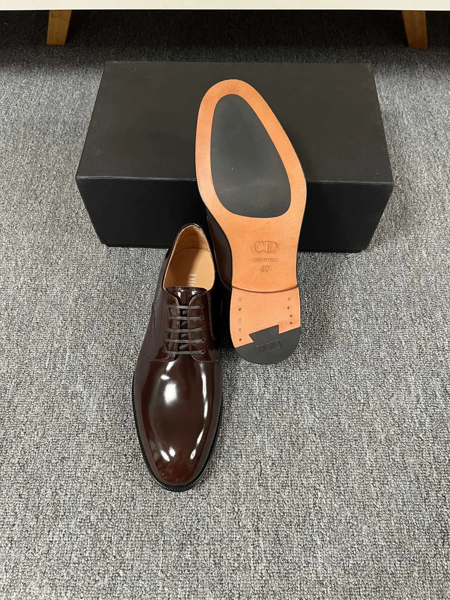 CD TIMELESS OXFORD SYRUP POLISHED CALFSKIN