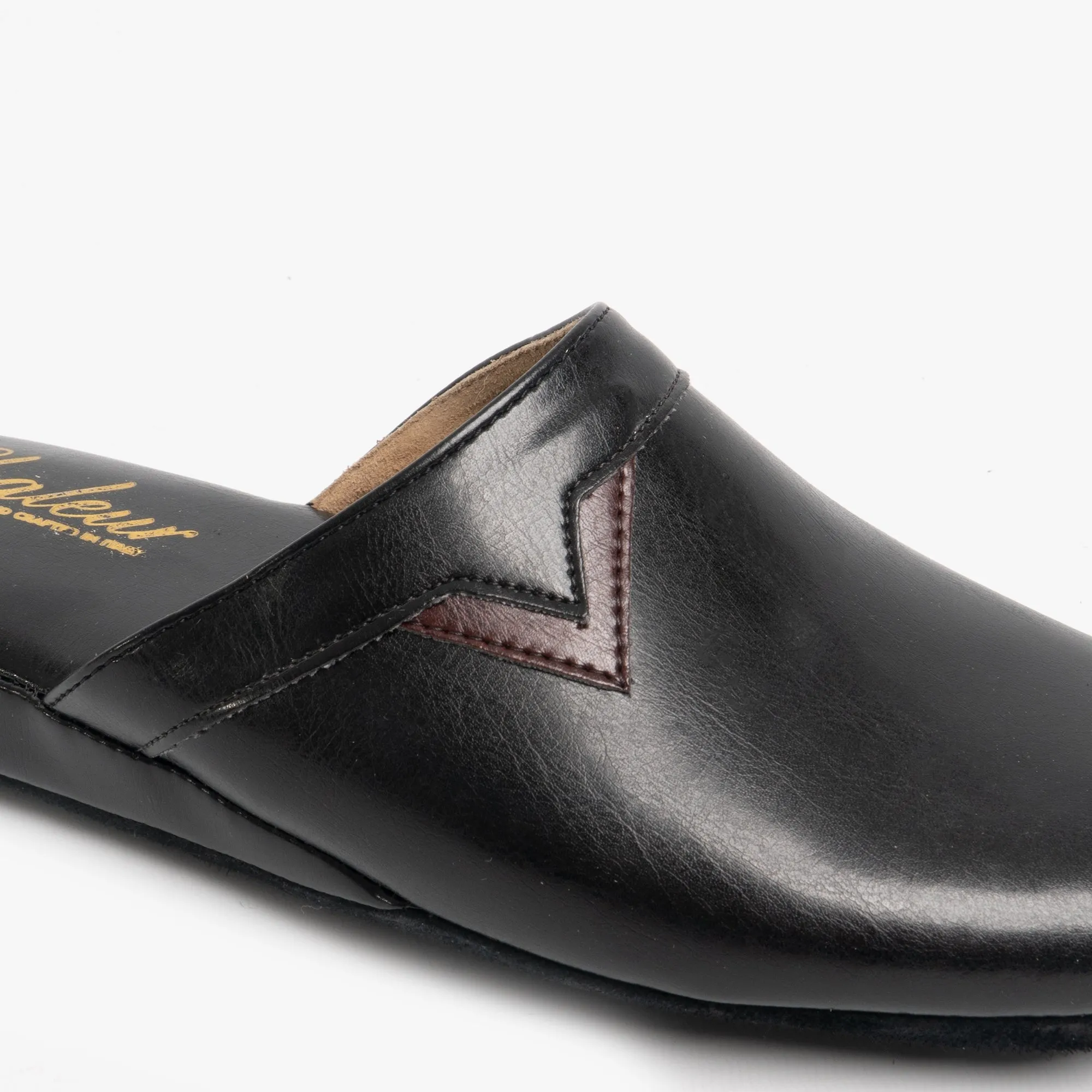 Chaleur PIERO Mens Mule Slippers Black