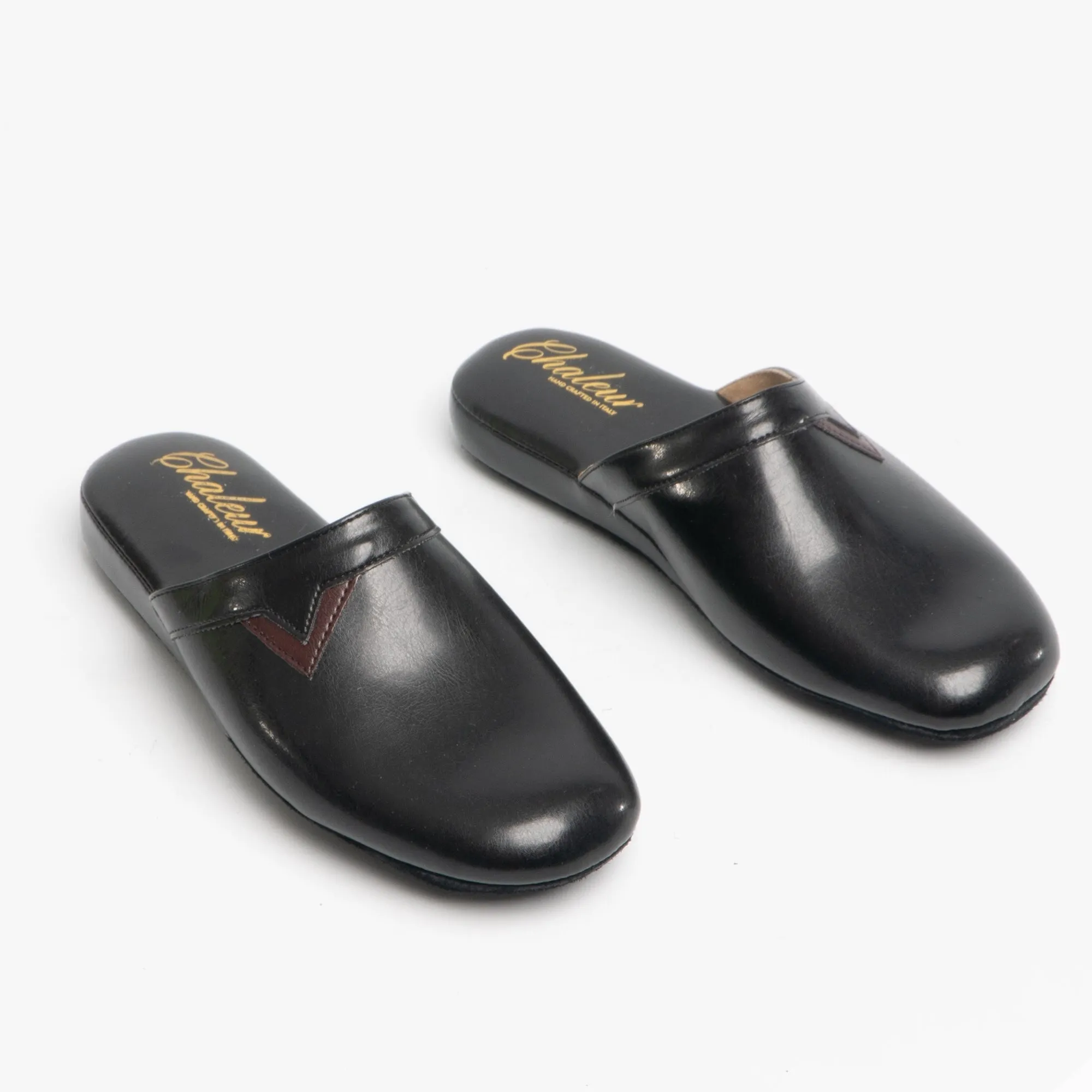 Chaleur PIERO Mens Mule Slippers Black