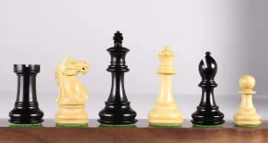 Chess Full range Oxford Pieces Ebonized Impeccable 3.75"