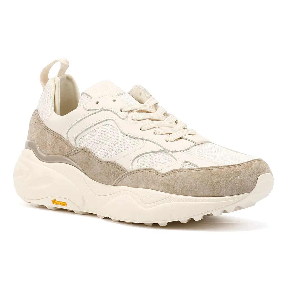 Clae Salazar Men's Off White Cashmere Trainers