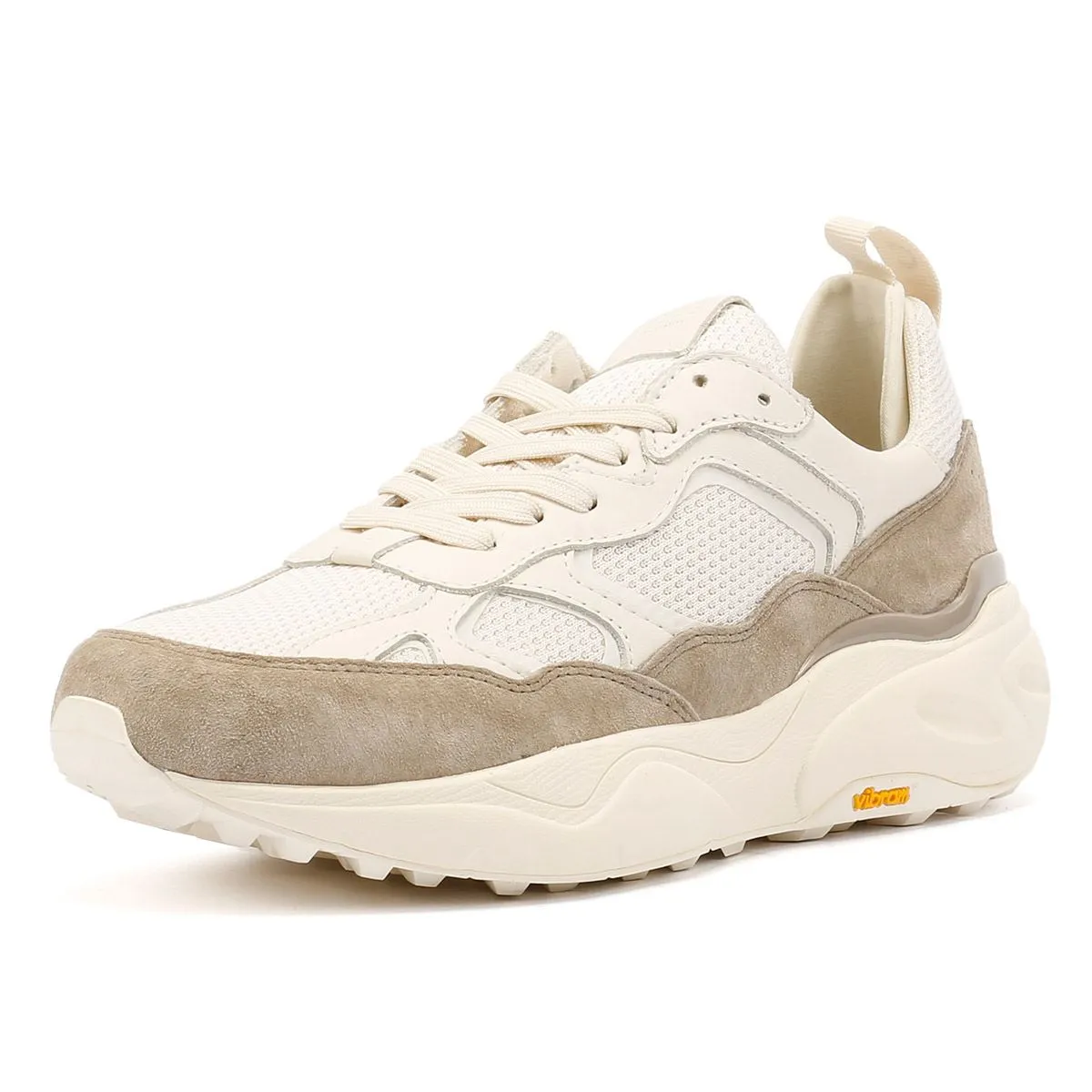 Clae Salazar Men's Off White Cashmere Trainers