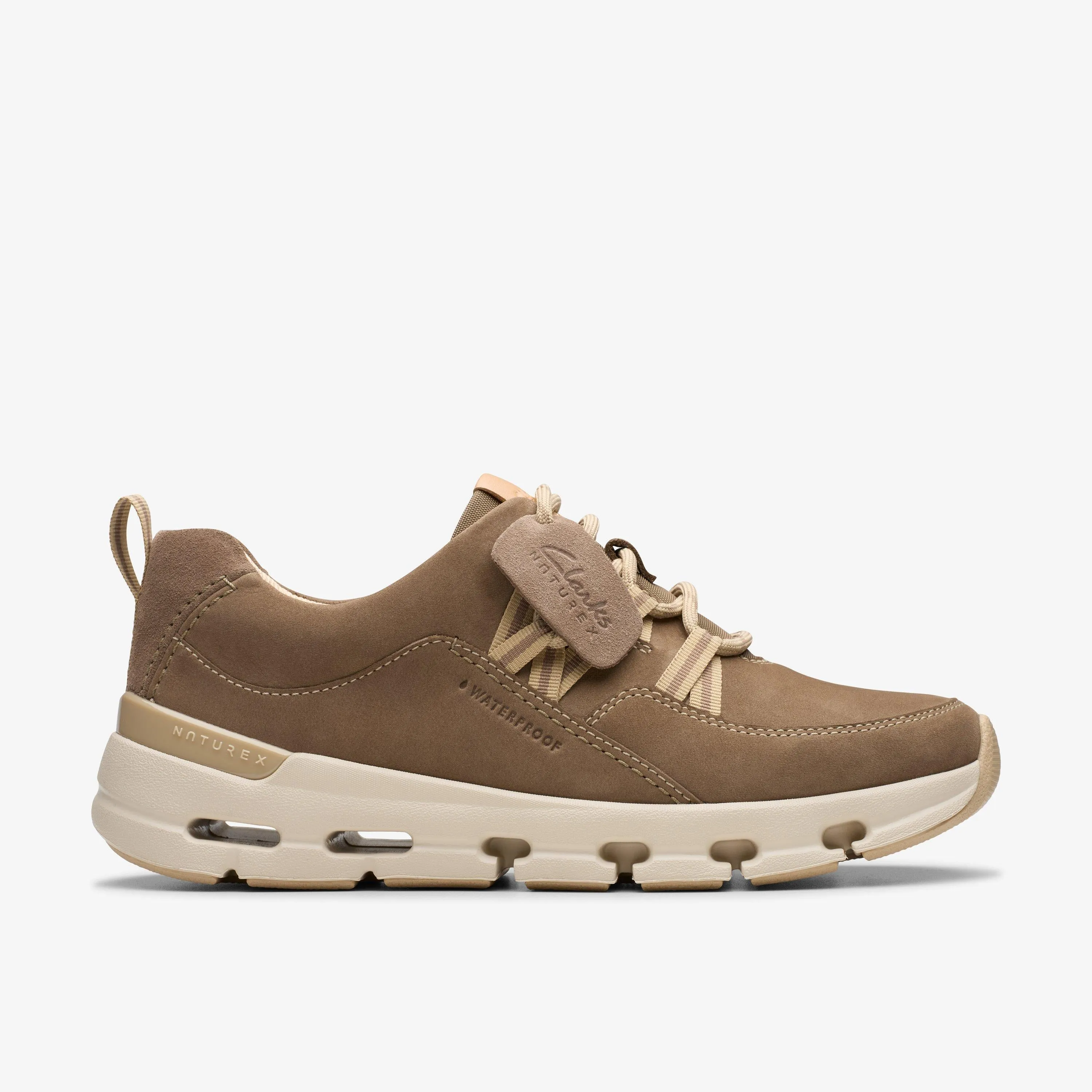 Clarks Women's NatureX Tie WP Nubuck