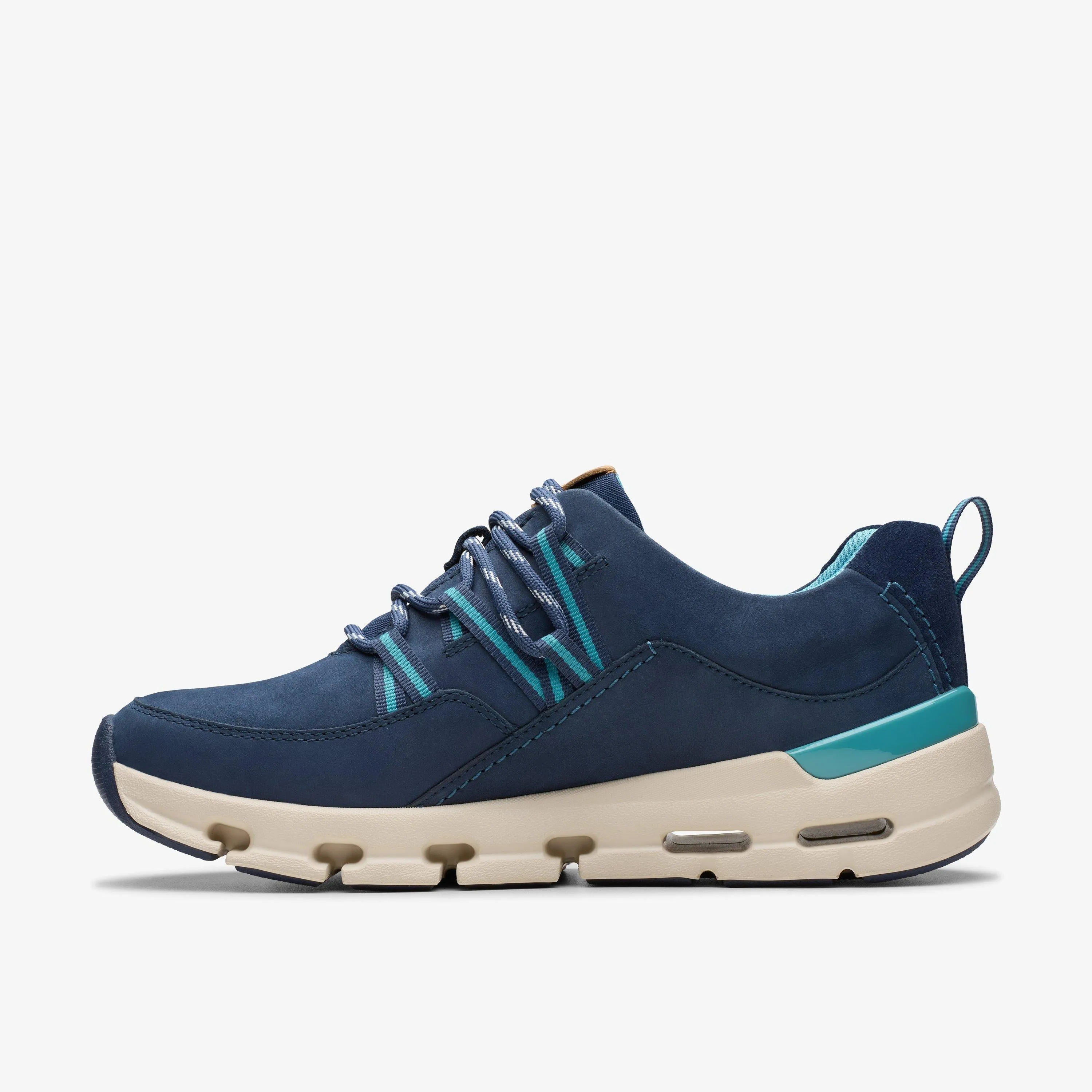 Clarks Women's NatureX Tie WP Nubuck