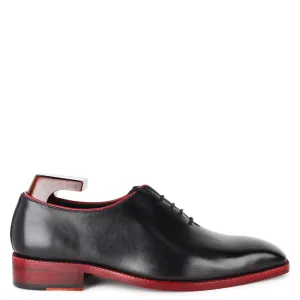 Classic Wholecut Polished Leather Oxford Shoes