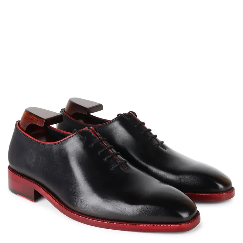 Classic Wholecut Polished Leather Oxford Shoes